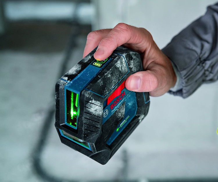 Линейный нивелир BOSCH GLL 2-15 G + LB 10 + DK 10 + кейс