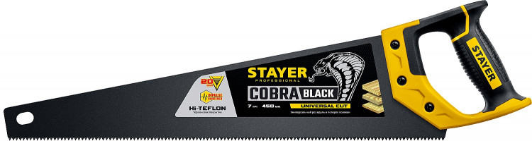 Ножовка универсальная (пила) COBRA BLACK STAYER 2-15081-45_z01