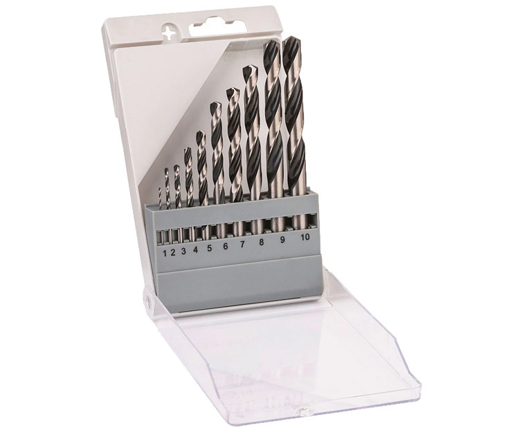 Сверло по металлу Bosch HSS PointTeQ 1–10 мм, 10 шт.