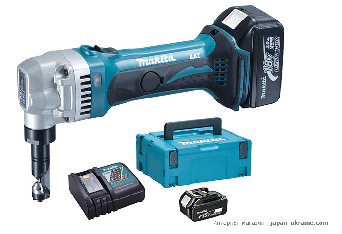 Аккумуляторные ножницы по металлу MAKITA DJN161RFJ