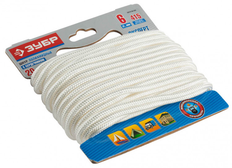 Шнур полиамидный ЗУБР 50310-06-020