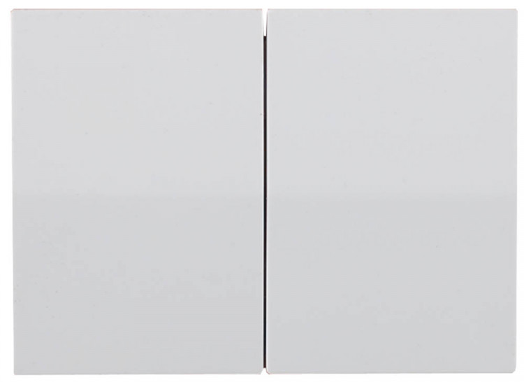 Двухклавишный выключатель СВЕТОЗАР ЭФФЕКТ SV-54434-W