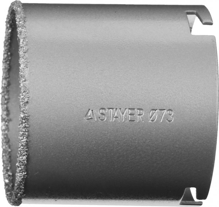 Буровая коронка с твердосплавным напылением STAYER 33345-73