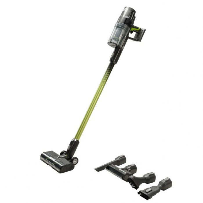 Пылесос беспроводной вертикальный аккумуляторный GREENWORKS 24В G24SVK4 с АКБ и ЗУ