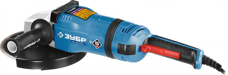 Угловая шлифмашина ЗУБР УШМ-П230-2400 ПВ