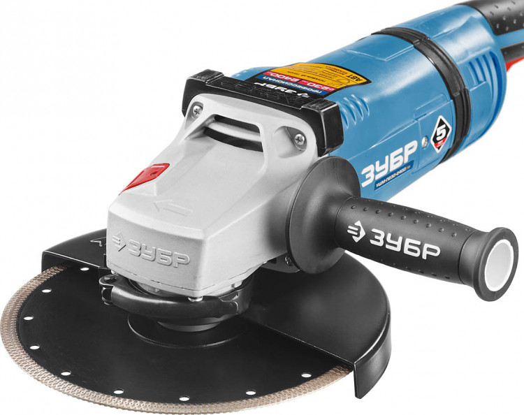 Угловая шлифмашина ЗУБР УШМ-П230-2400 ПВ