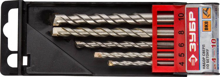 Набор сверел ЗУБР 2922-H5