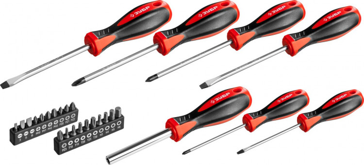 Набор отверток с битами "Универсал 27" ЗУБР 25027