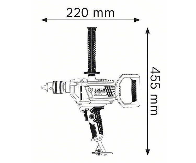 Дрель BOSCH GBM 1600 RE