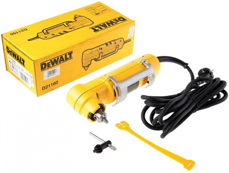 Безударная угловая дрель DeWALT D21160