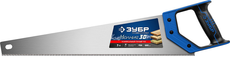 Ножовка универсальная (пила) МОЛНИЯ 3D ЗУБР 15077-50_z01