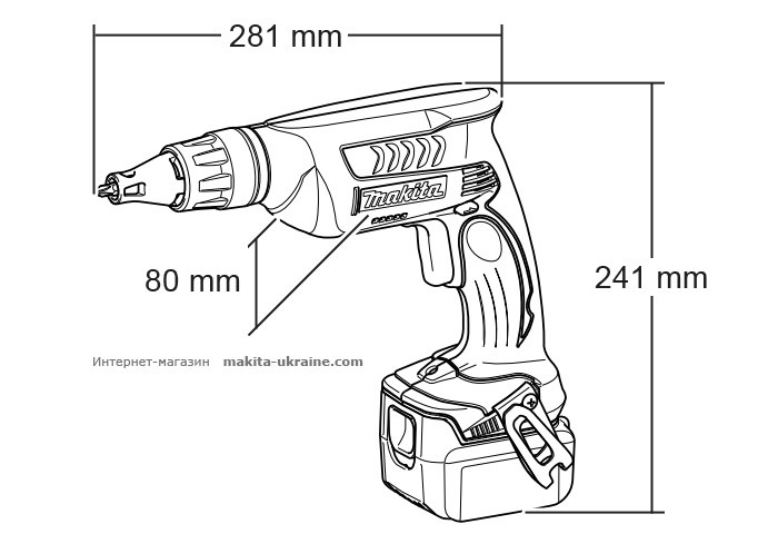 Аккумуляторный шуруповерт MAKITA BFS441Z