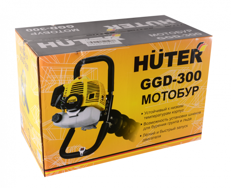Мотобур HUTER GGD-300