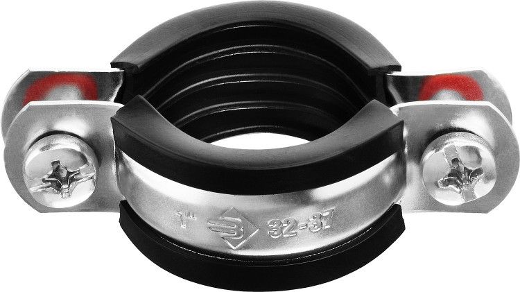 Хомут трубный с гайкой ЗУБР 37850-32-37