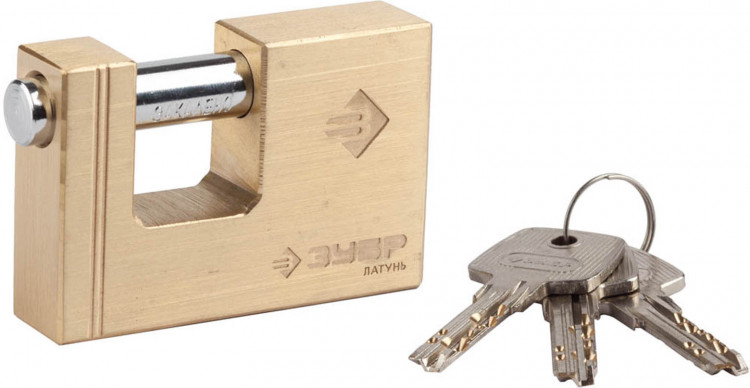 Замок навесной, ЗУБР 75 мм
