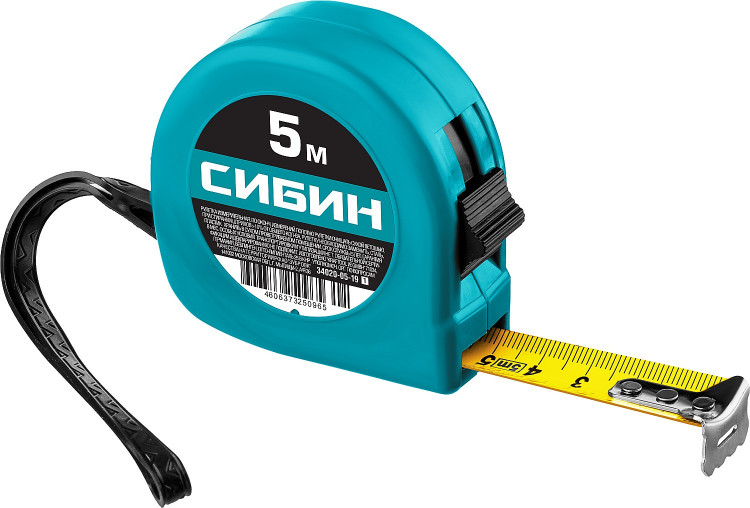 Рулетка измерительная СИБИН 34020-05-19_z01