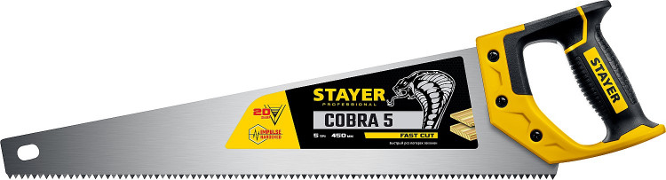 Ножовка по дереву (пила) COBRA 5 STAYER 1506-45_z02