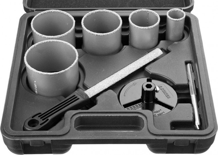 Набор кольцевых коронок STAYER 33345-H8