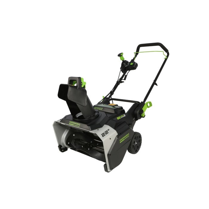 Снегоуборщик GREENWORKS GD82ST 82V (56 см) бесщёточный аккумуляторный с АКБ 2x2.5Ач и ЗУ