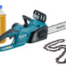 Цепная электропила MAKITA UC3541A + пильная цепь