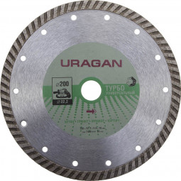Алмазный диск отрезной URAGAN 909-12131-200