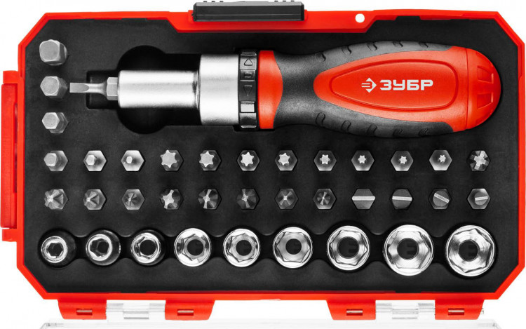 Набор отверток с насадками ЗУБР 25165-H38