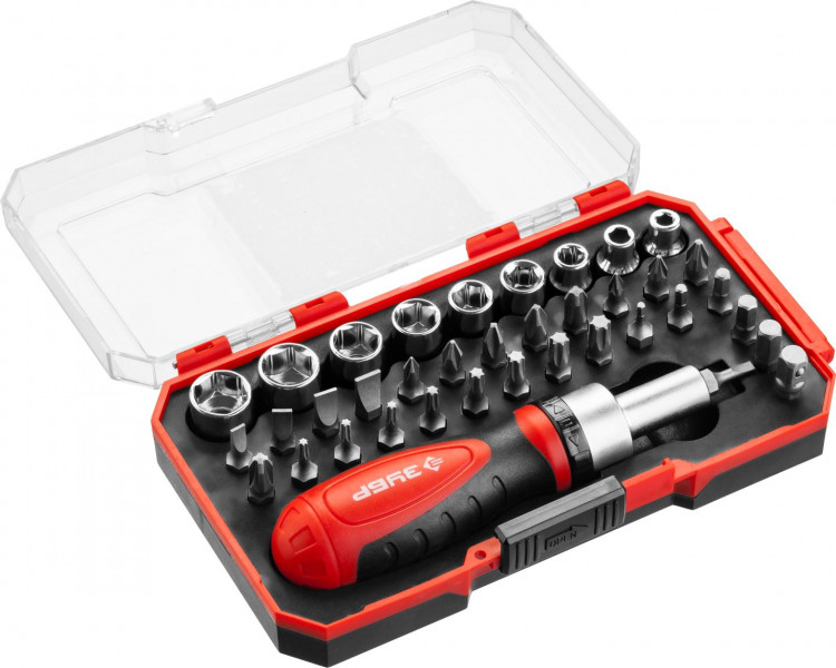 Набор отверток с насадками ЗУБР 25165-H38