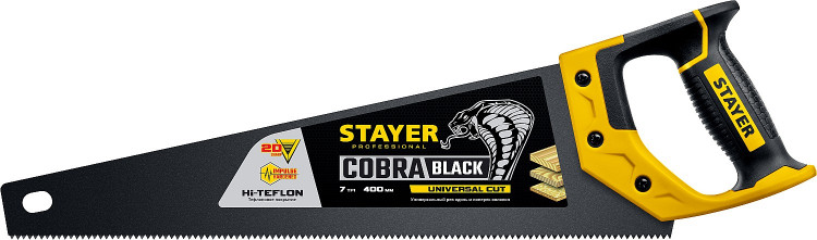 Ножовка универсальная (пила) COBRA BLACK STAYER 2-15081-40_z01