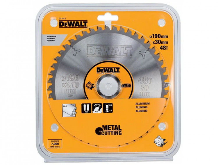 Пильный диск Metal Cutting DeWALT DT1912