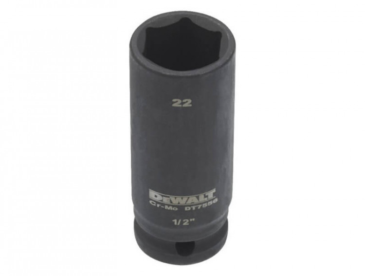 Головка торцевая ударная удлинённая IMPACT DeWALT DT7556