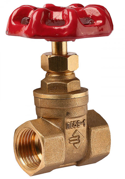 Задвижка клиновая латунная "мама-мама" ЗУБР 51212-3/4