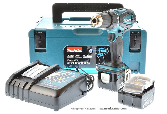 Аккумуляторная дрель-шуруповерт MAKITA DDF446RFJ