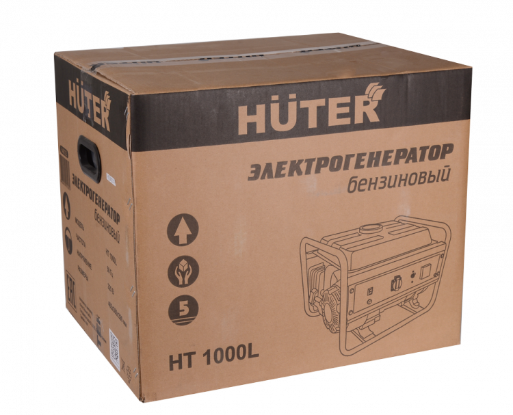 Портативный бензогенератор HUTER HT1000L