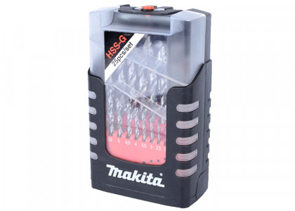Набор сверл HSS-G 25 шт. MAKITA D-50457
