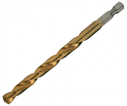 Сверло HSS-G-TiN по металлу c хвостовиком 1/4 MAKITA D-15827
