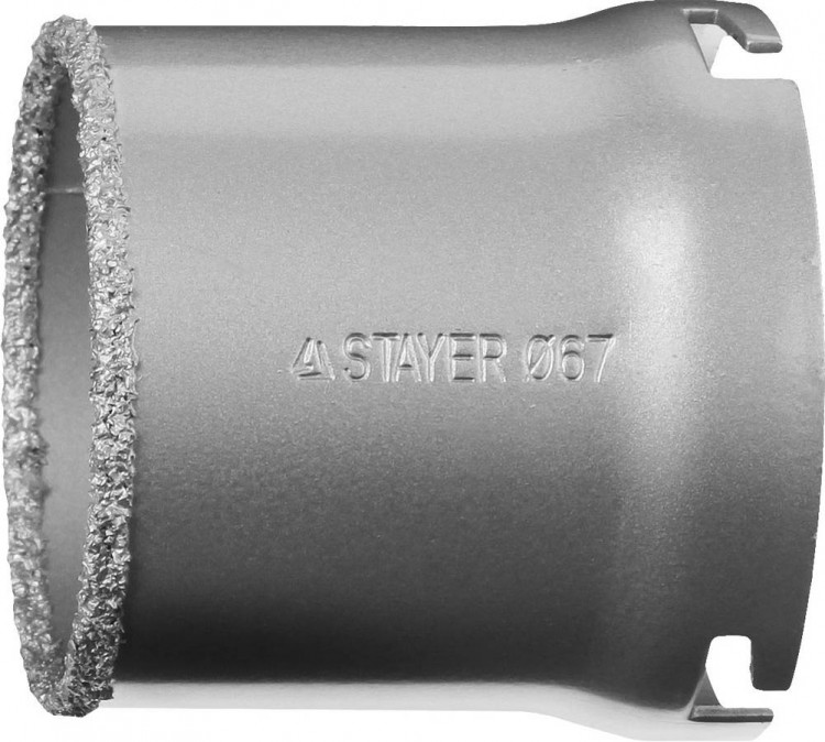 Буровая коронка с твердосплавным напылением STAYER 33345-67