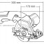 Аккумуляторная дисковая пила MAKITA HS300DZMR051