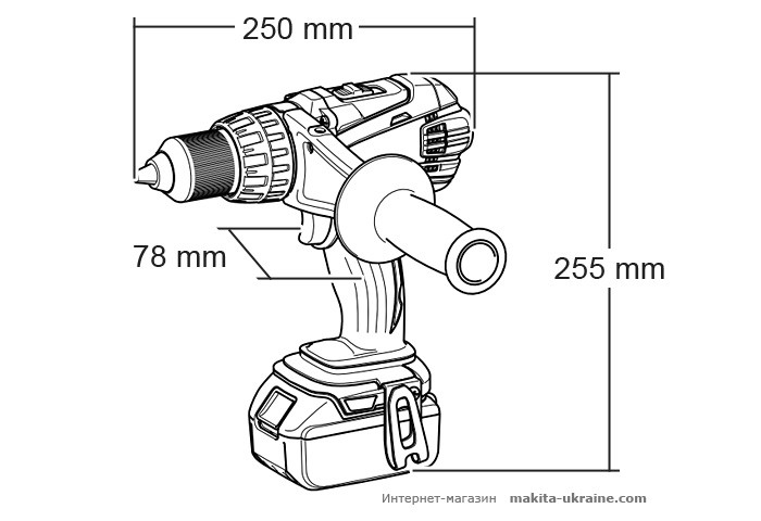 Аккумуляторная дрель-шуруповерт MAKITA DDF448RFJ