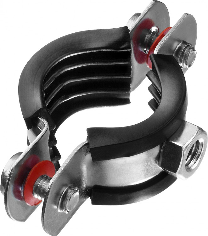 Хомут трубный с гайкой ЗУБР 37850-25-29