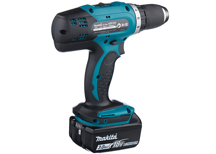 Аккумуляторная дрель-шуруповерт MAKITA DDF453RFE