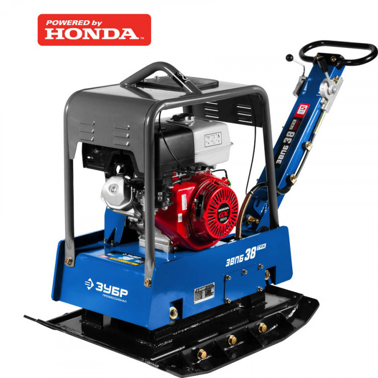 Виброплита бензиновая ЗУБР ЗВПБ-38 ГРХ