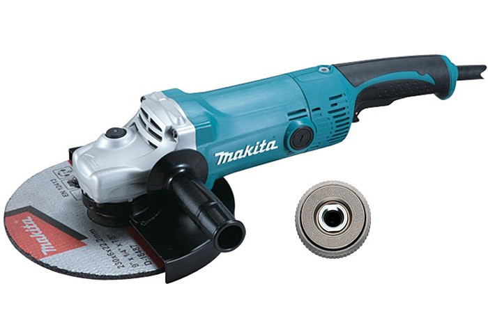 Болгарка (УШМ) MAKITA GA9050 + быстрозажимная гайка