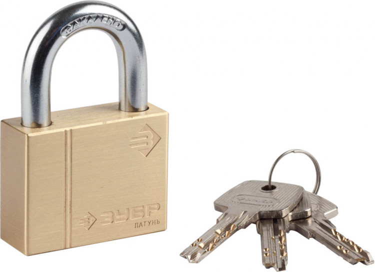 Замок навесной  замок навесной латунный корпус, 37299-50