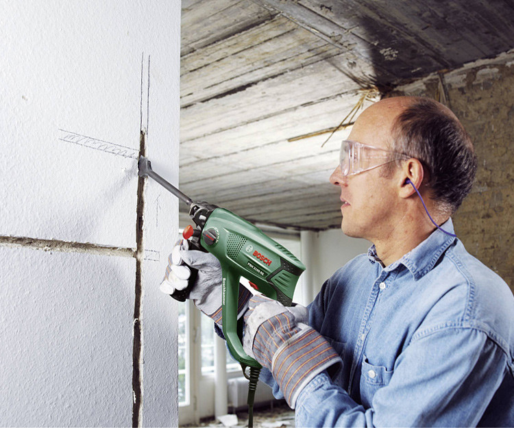 Перфоратор Bosch PBH 2100 RE+ набор буров Promoline-SDS plus (6 шт.)