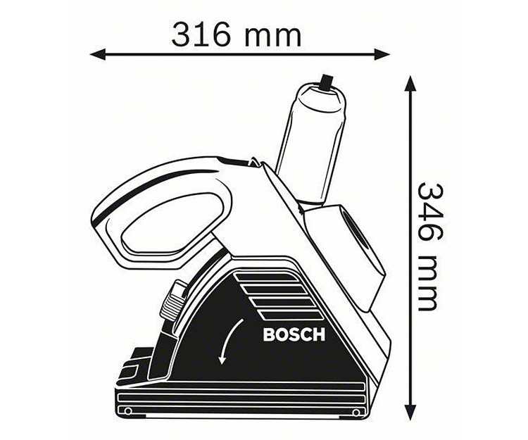 Штроборез BOSCH GNF 35 CA