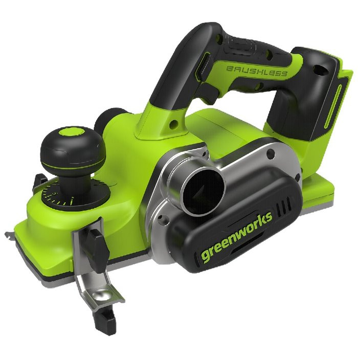 Рубанок аккумуляторный Greenworks 3401707, 24V, бесщеточный, без АКБ и ЗУ