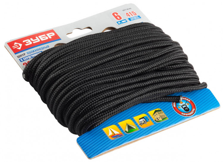 Шнур полиамидный ЗУБР 50311-06-020