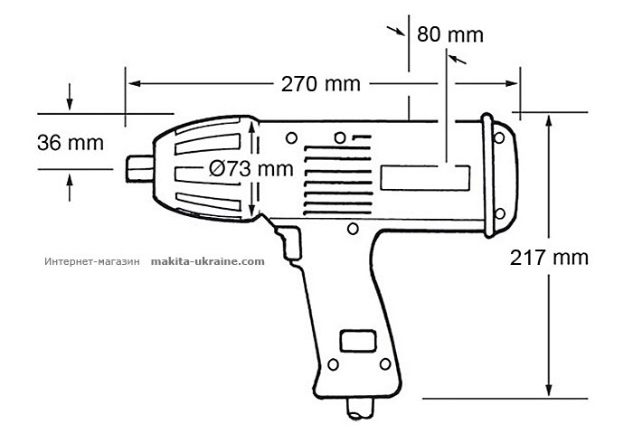 Ударный гайковерт MAKITA 6905H