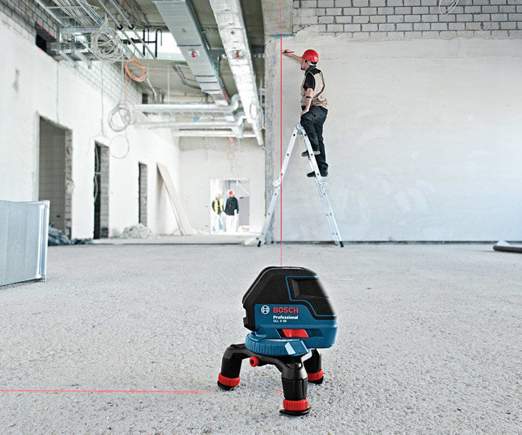 Линейный нивелир BOSCH GLL 3-50 + BM1 + LR2 + L-BOXX