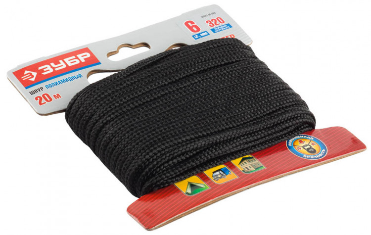 Шнур полиамидный ЗУБР 50321-06-020